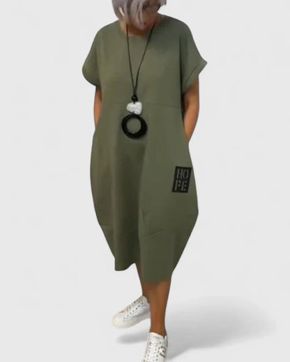 Women's Casual Midi Dress | Airy Design, Functional Pockets 2