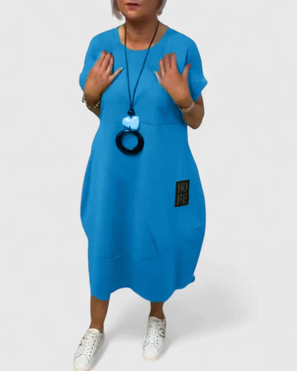Women's Casual Midi Dress | Airy Design, Functional Pockets 3