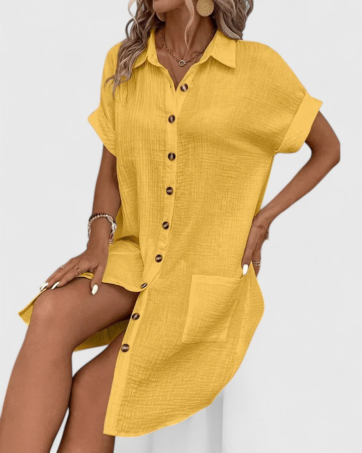 Women's Casual Midi Dress | Breathable Fabric, Relaxed Fit for Summer 1