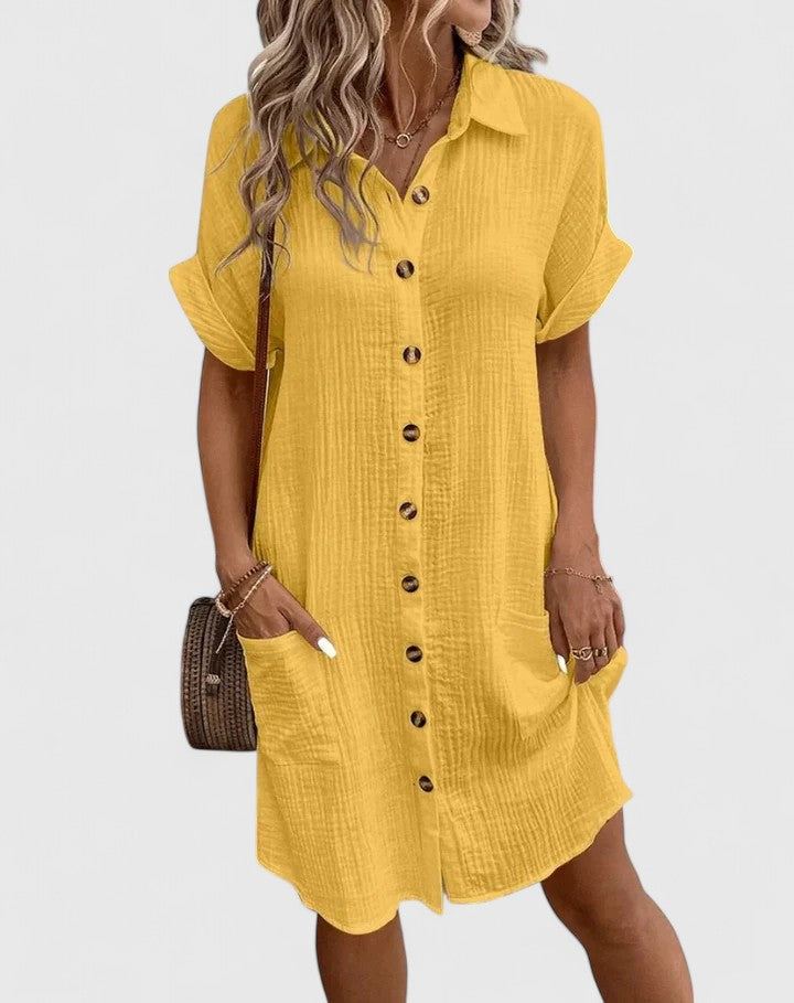 Women's Casual Midi Dress | Breathable Fabric, Relaxed Fit for Summer 10