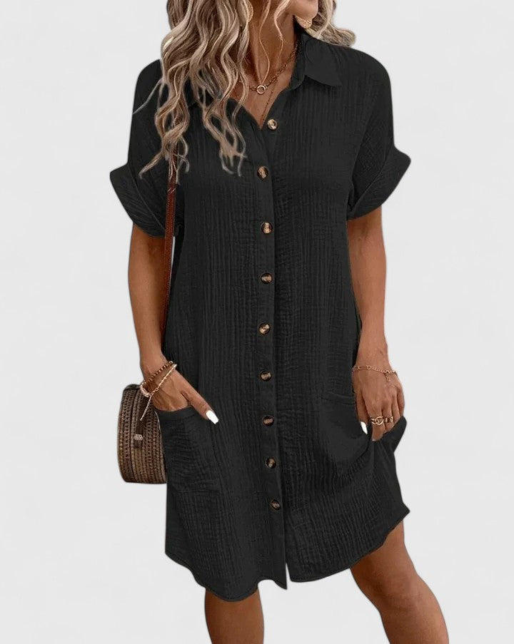Women's Casual Midi Dress | Breathable Fabric, Relaxed Fit for Summer 11
