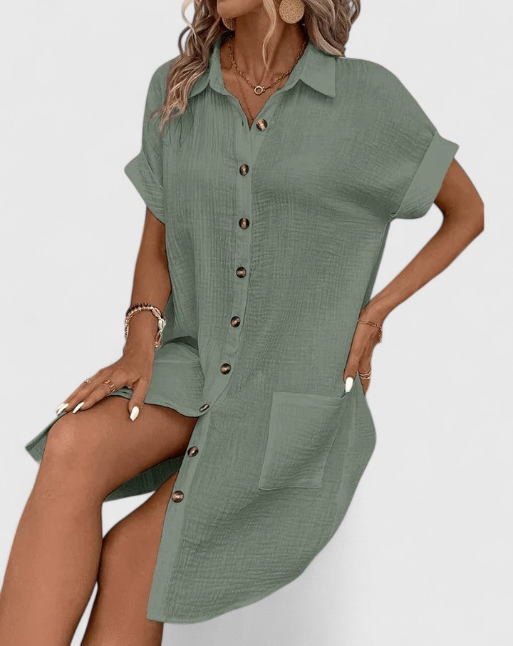 Women's Casual Midi Dress | Breathable Fabric, Relaxed Fit for Summer 7