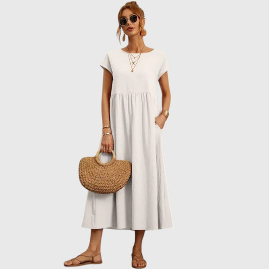 Women's Casual Midi Dress | Lightweight and Breathable 0