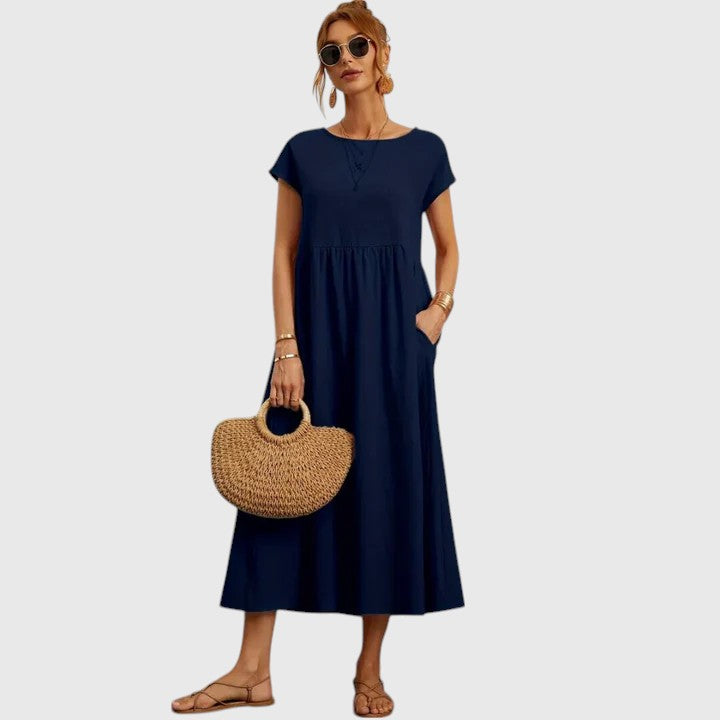 Women's Casual Midi Dress | Lightweight and Breathable 1