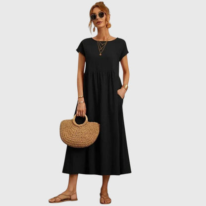 Women's Casual Midi Dress | Lightweight and Breathable 2