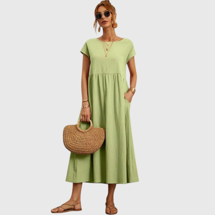 Women's Casual Midi Dress | Lightweight and Breathable 3