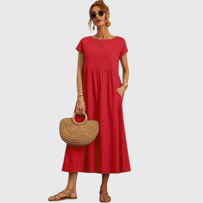 Women's Casual Midi Dress | Lightweight and Breathable 5