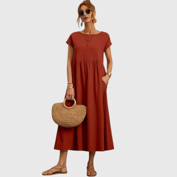 Women's Casual Midi Dress | Lightweight and Breathable 7