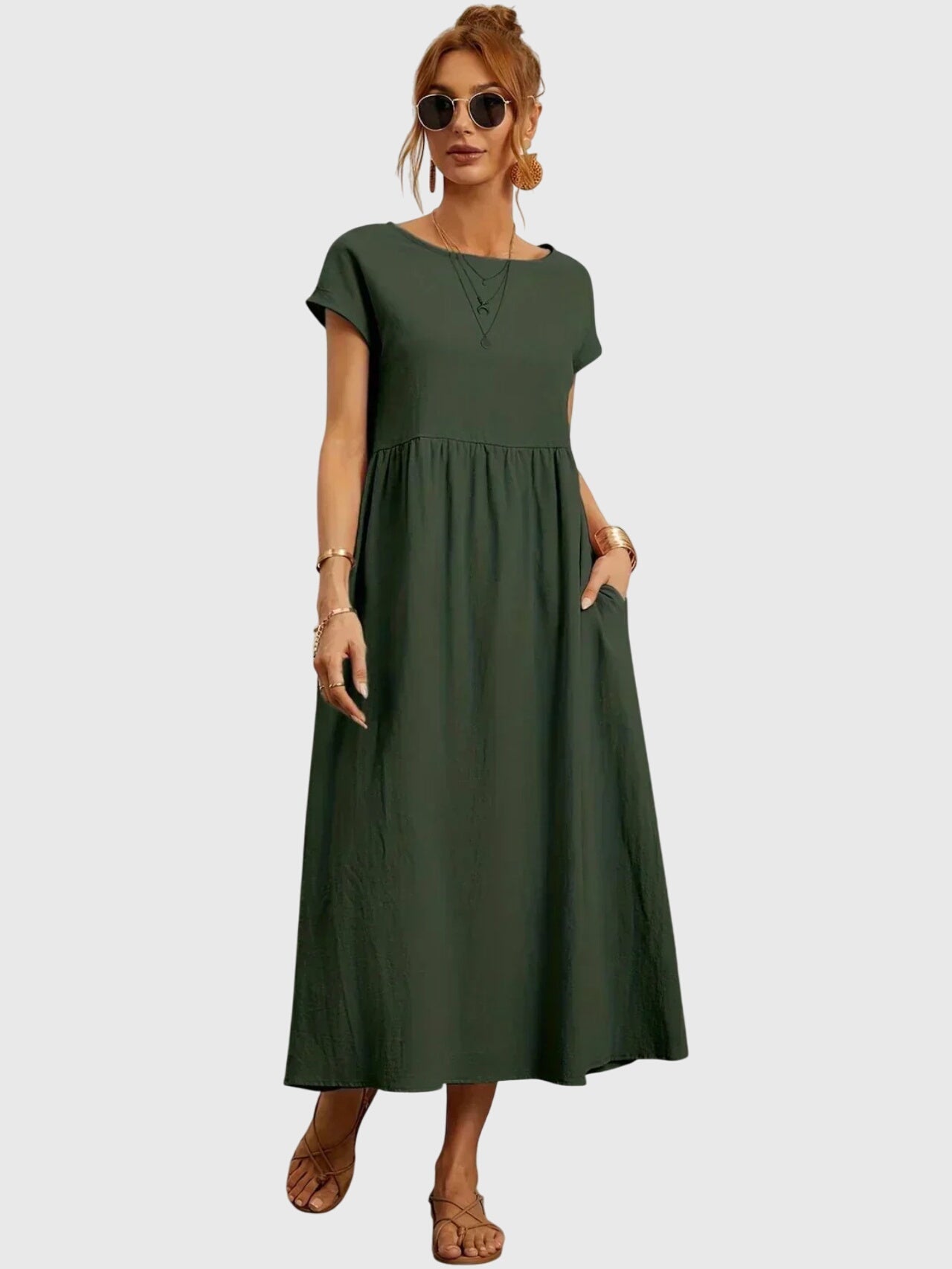 Women's Casual Pocket Dress | Relaxed Fit, Everyday Comfort 1