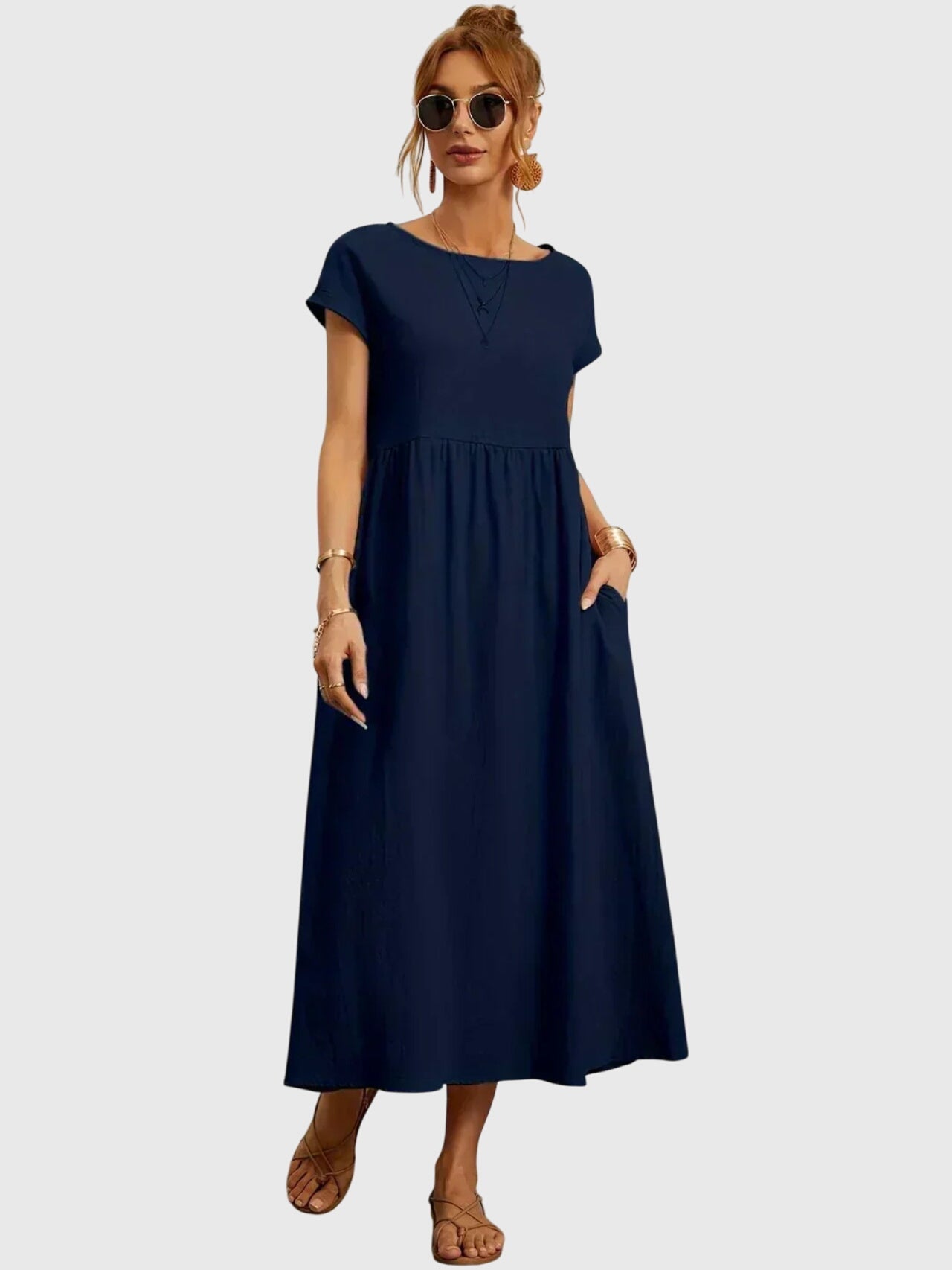 Women's Casual Pocket Dress | Relaxed Fit, Everyday Comfort 2