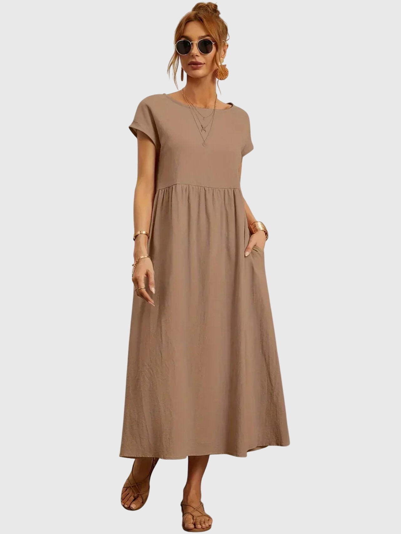 Women's Casual Pocket Dress | Relaxed Fit, Everyday Comfort 4