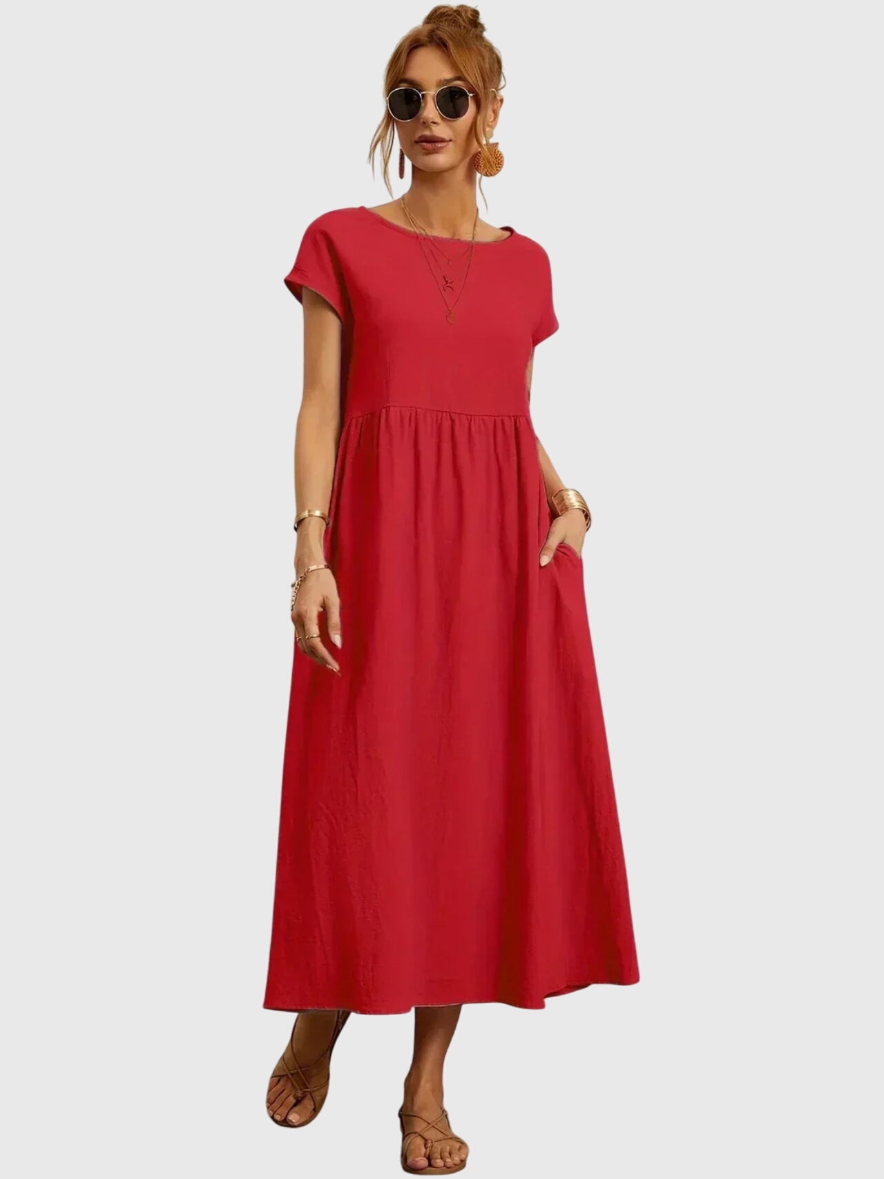 Women's Casual Pocket Dress | Relaxed Fit, Everyday Comfort 5