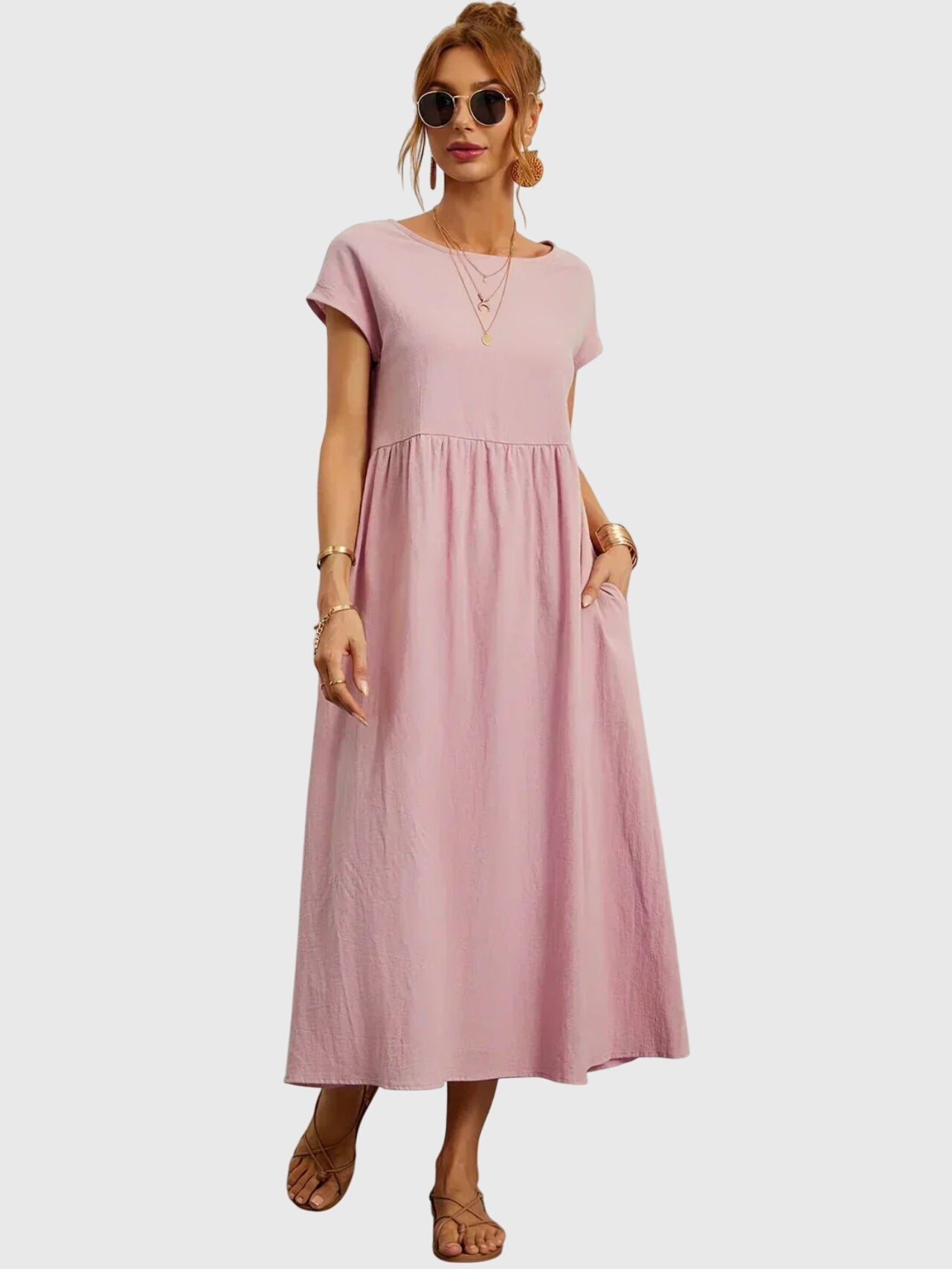 Women's Casual Pocket Dress | Relaxed Fit, Everyday Comfort 6