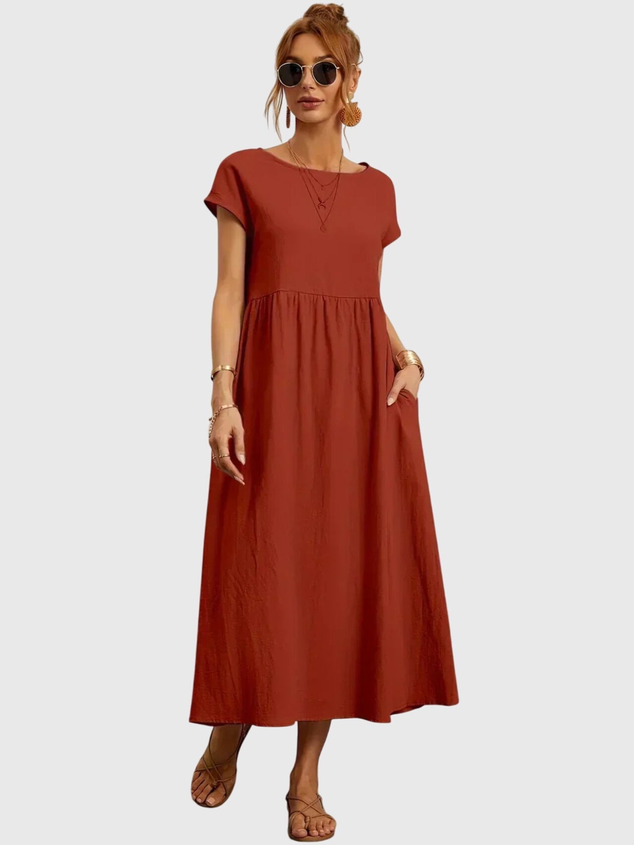 Women's Casual Pocket Dress | Relaxed Fit, Everyday Comfort 7
