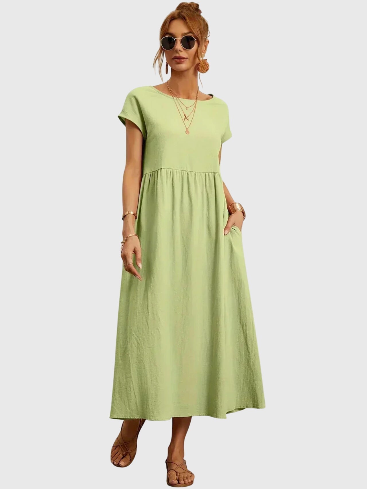 Women's Casual Pocket Dress | Relaxed Fit, Everyday Comfort 8