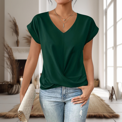Women's Casual T-Shirt | Lightweight Sweetheart Neckline, Summer Essential 6