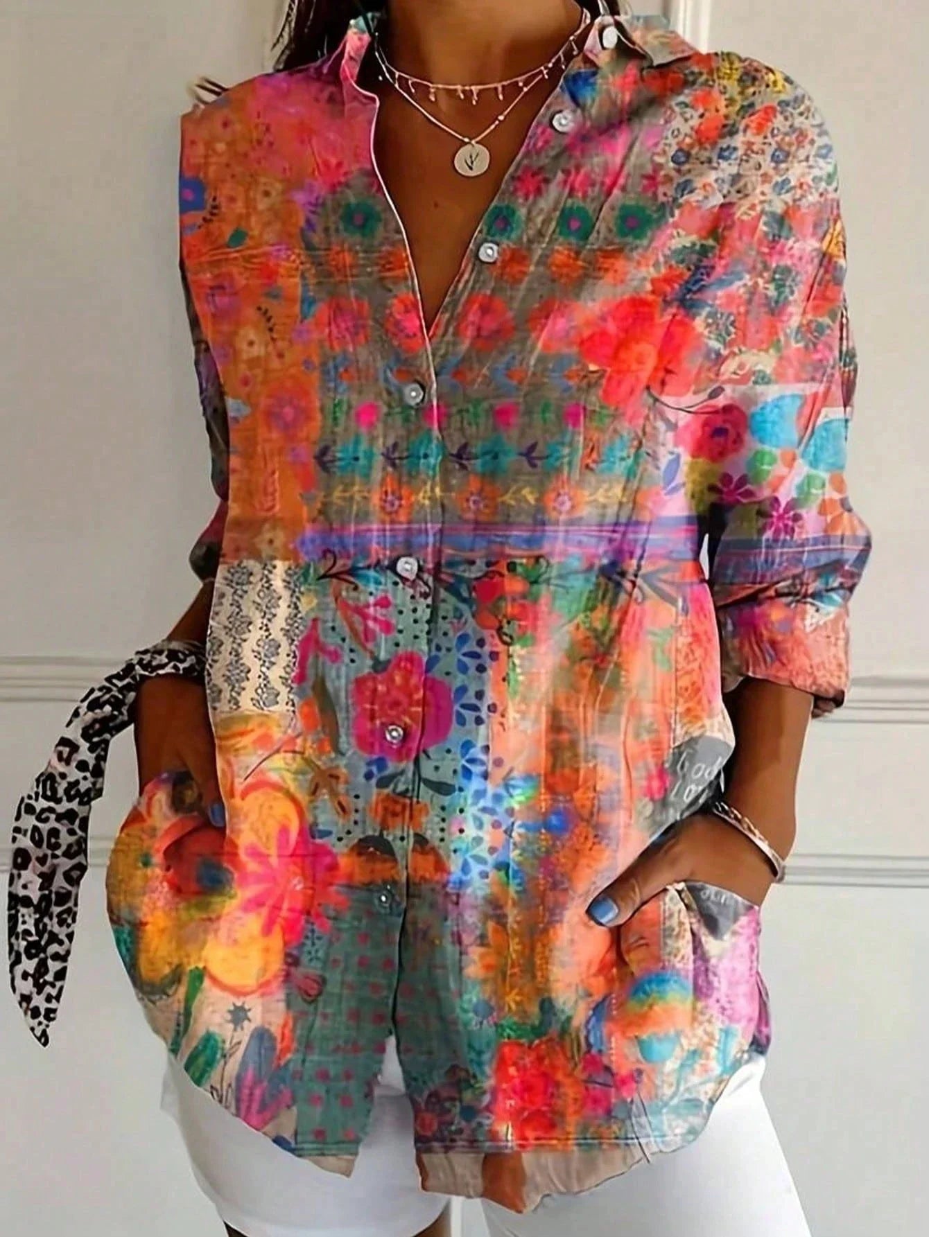 Women's Colorful Blouse | Airy Fit, Plus Size Available, Summer Tops for Women 1