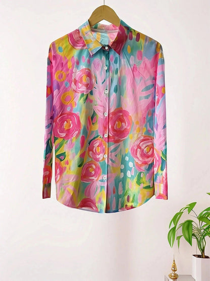 Women's Colorful Blouse | Airy Fit, Plus Size Available, Summer Tops for Women 6