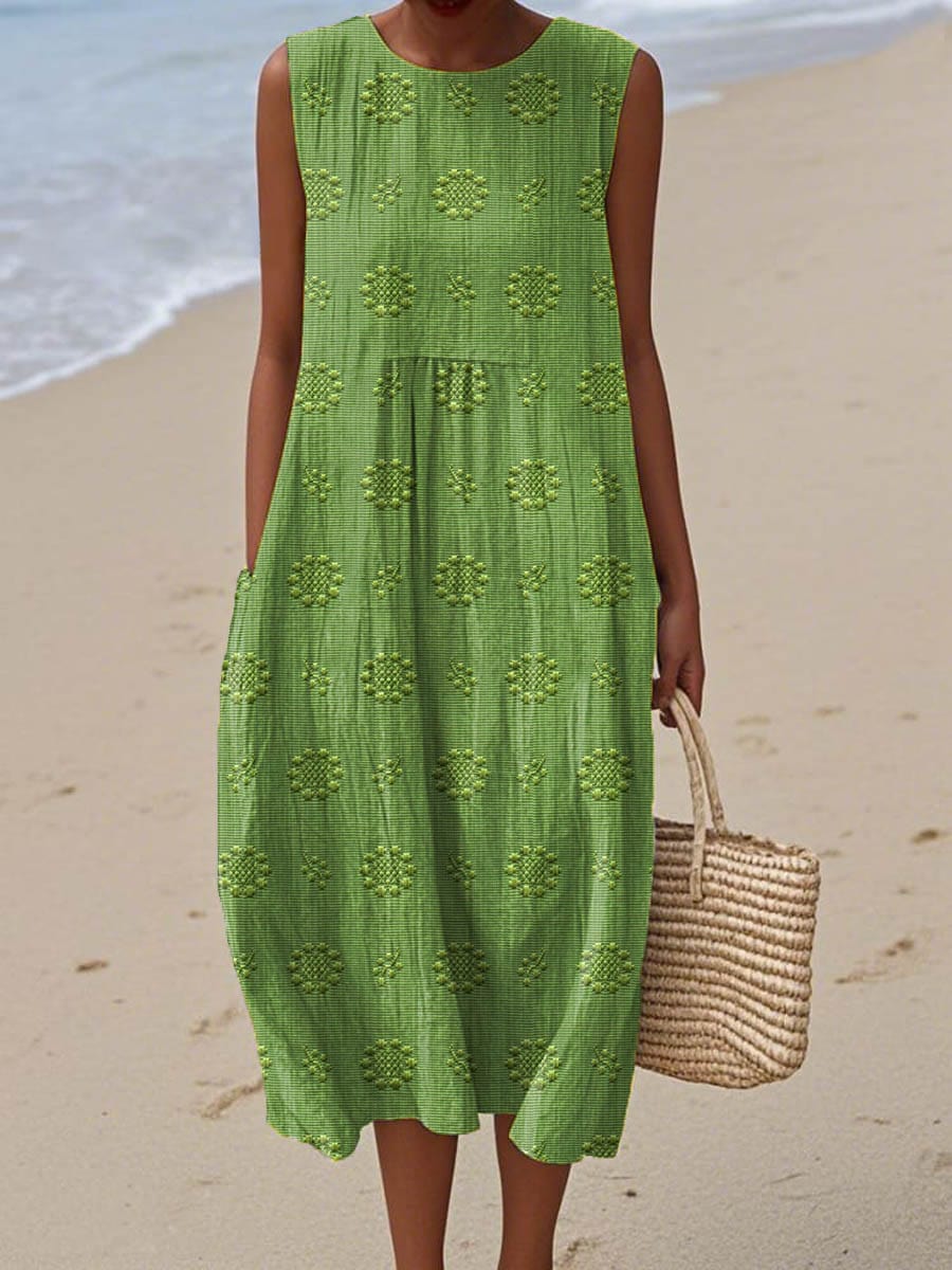 Women's Cotton Maxi Summer Dress | Elegant Design, Versatile Wear 0