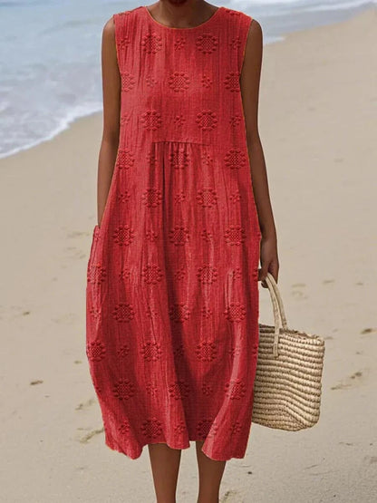 Women's Cotton Maxi Summer Dress | Elegant Design, Versatile Wear 4