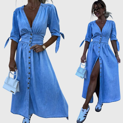 Women's Elegant Denim Dress | Comfortable Fit, Timeless Design 3