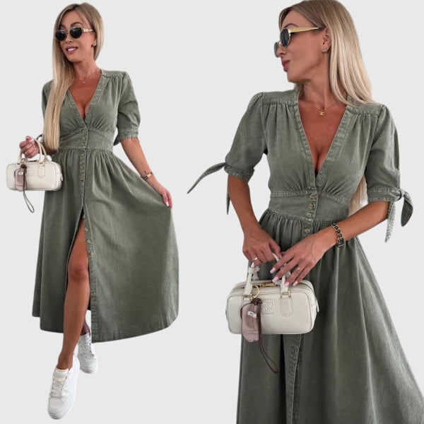 Women's Elegant Denim Dress | Comfortable Fit, Timeless Design 7