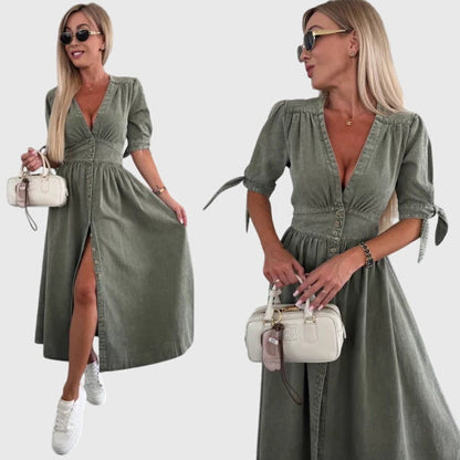 Women's Elegant Denim Dress | Comfortable Fit, Timeless Design 7