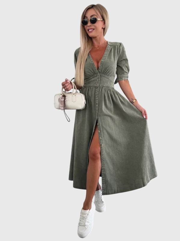 Women's Elegant Denim Dress | Comfortable Fit, Timeless Design 8