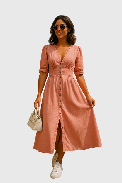 Women's Elegant Denim Dress | Flattering Fit, Versatile Style 2