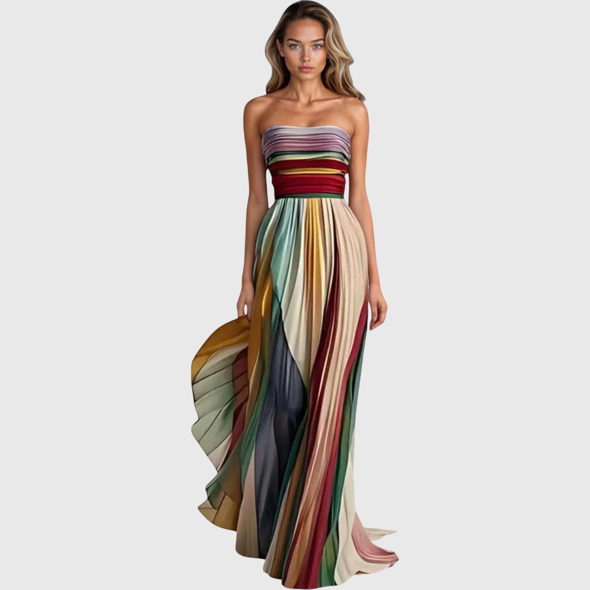 Women's Elegant Long Dress | Premium Fabric, Handmade Design 0