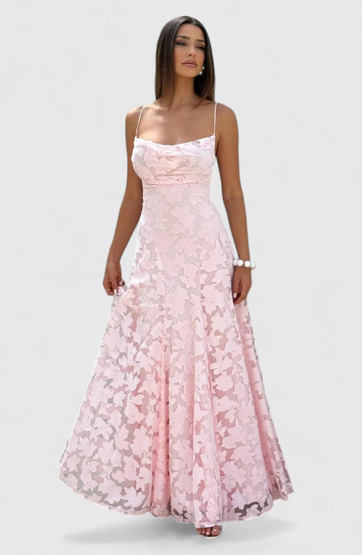 Women's Elegant Maxi Dress | Flowy Design with Cowl Neckline 5