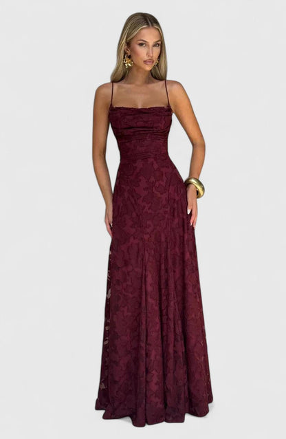Women's Elegant Maxi Dress | Flowy Design with Cowl Neckline 7