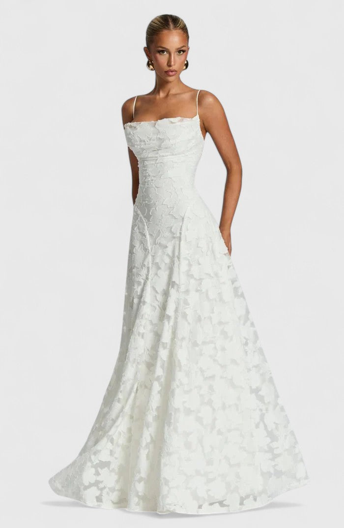 Women's Elegant Maxi Dress | Flowy Design with Cowl Neckline 8
