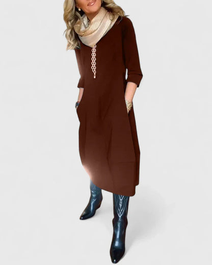 Women's Elegant Midi Dress | Flattering Fit, Versatile for Formal or Casual Events 1