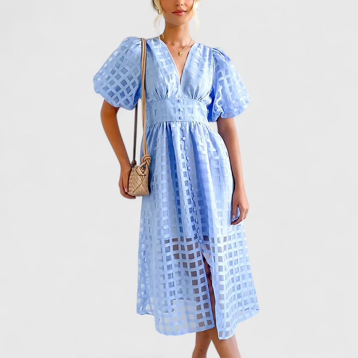 Women's Elegant Midi Dress | Sophisticated Design for Formal & Cocktail Events 6