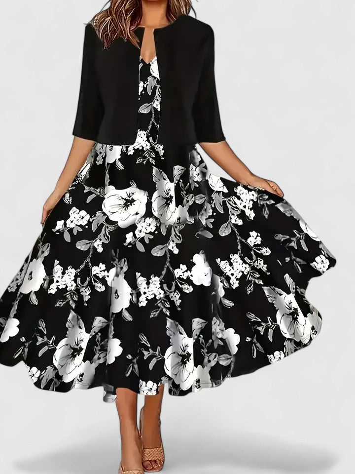 Women's Elegant Midi Dress | Timeless Design 3