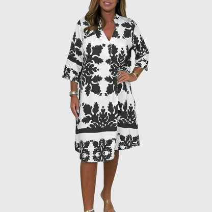 Women's Elegant Spring Dress | Flattering V-Neck, Versatile Style 3