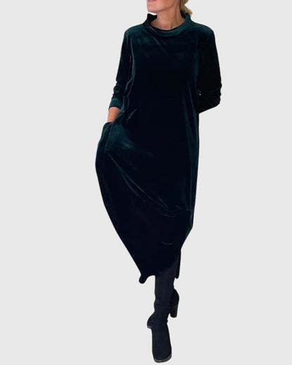 Women's Elegant Velvet Dress | Timeless Sophistication 1