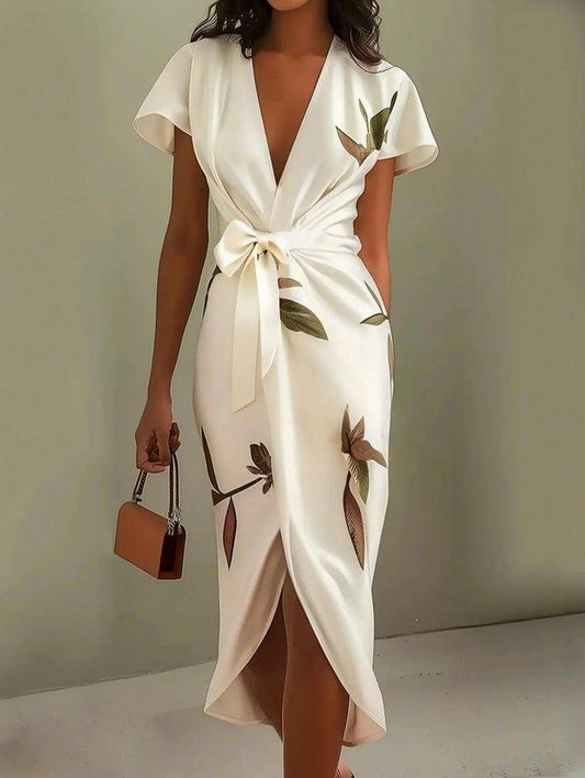 Women's Elegant Wrap Dress | Soft, Flowy Fabric, Timeless Design 0