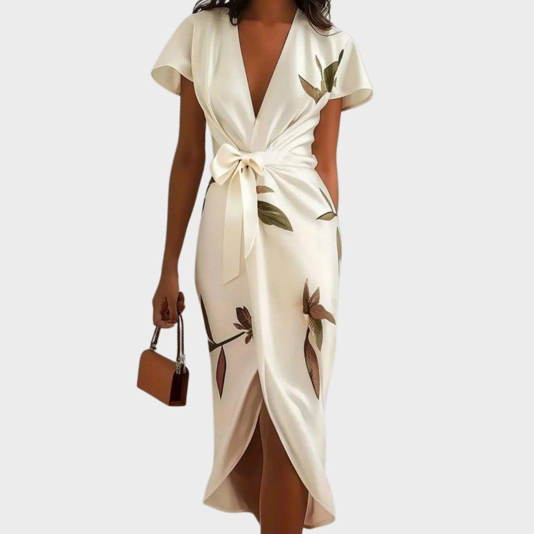 Women's Elegant Wrap Dress | Soft, Flowy Fabric, Timeless Design 1