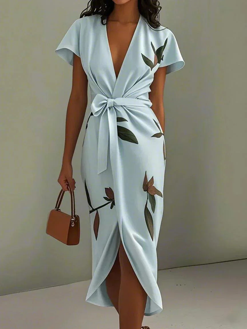 Women's Elegant Wrap Dress | Soft, Flowy Fabric, Timeless Design 2