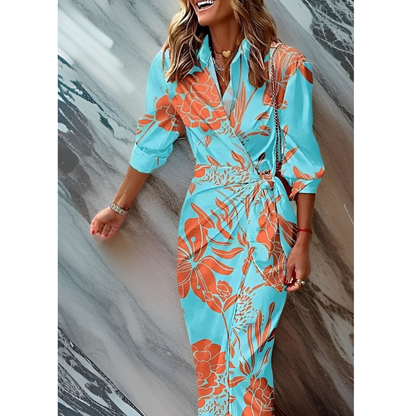 Women's Elegant Wrap Maxi Dress | Soft High-Quality Fabric, Versatile for Summer and Formal Events 7