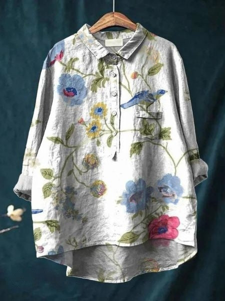 Women's Floral Blouse | Lightweight & Breathable Summer Top 11