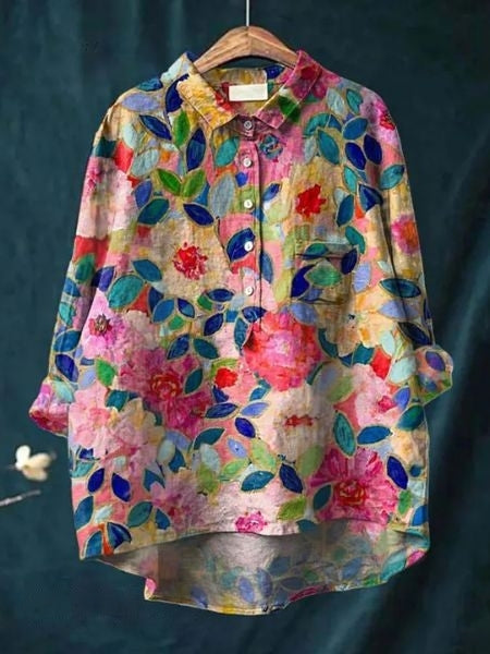 Women's Floral Blouse | Lightweight & Breathable Summer Top 2
