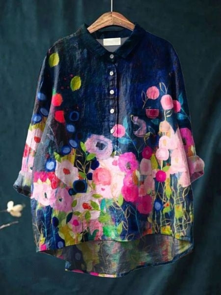 Women's Floral Blouse | Lightweight & Breathable Summer Top 5
