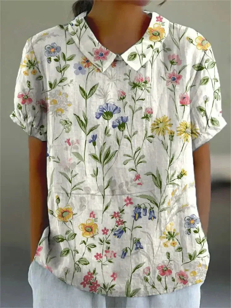 Women's Floral Blouse | Lightweight and Breathable Fabric, Casual Style 1