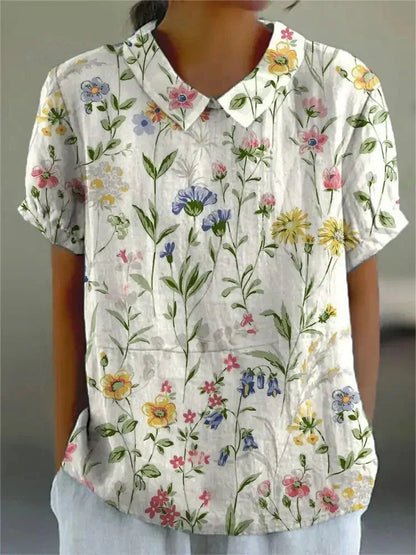 Women's Floral Blouse | Lightweight and Breathable Fabric, Casual Style 1