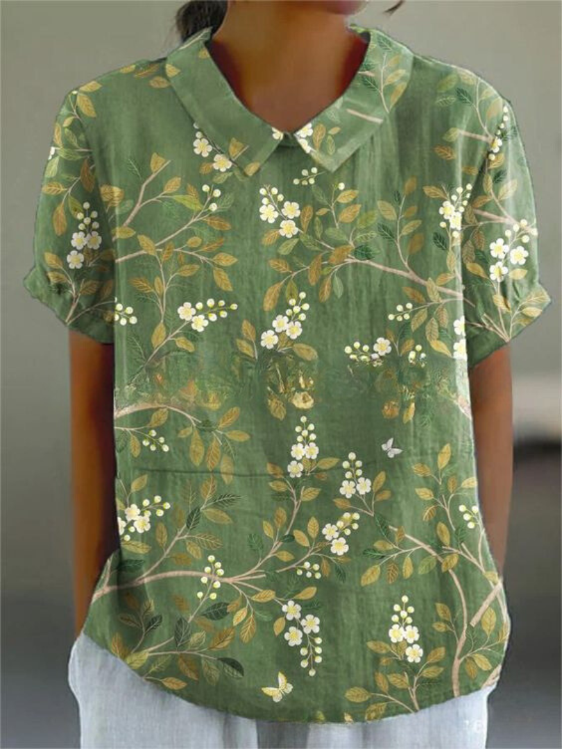 Women's Floral Blouse | Lightweight and Breathable Fabric, Casual Style 3