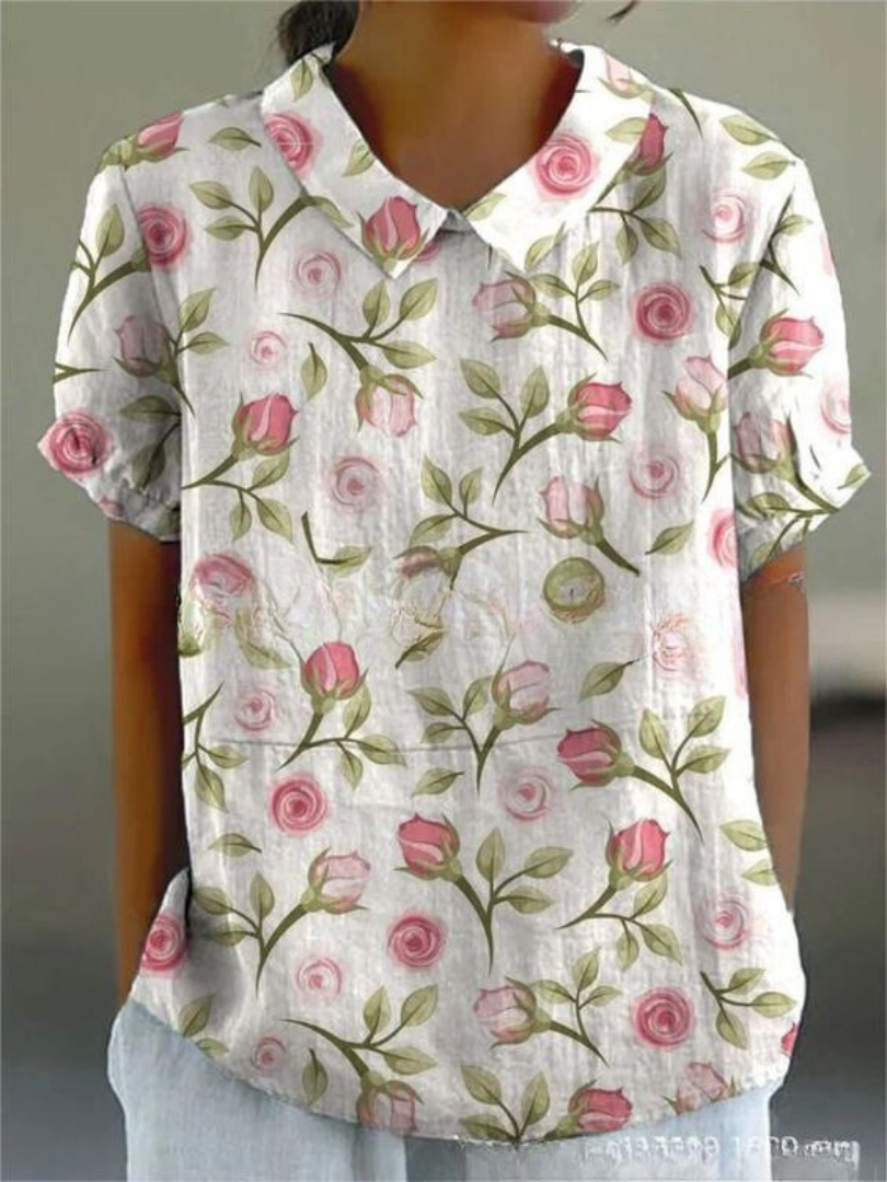Women's Floral Blouse | Lightweight and Breathable Fabric, Casual Style 4