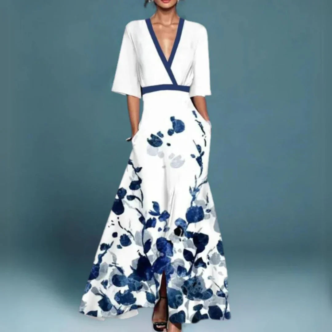 Women's Floral Maxi Dress | Lightweight, Elegant Summer Style 1